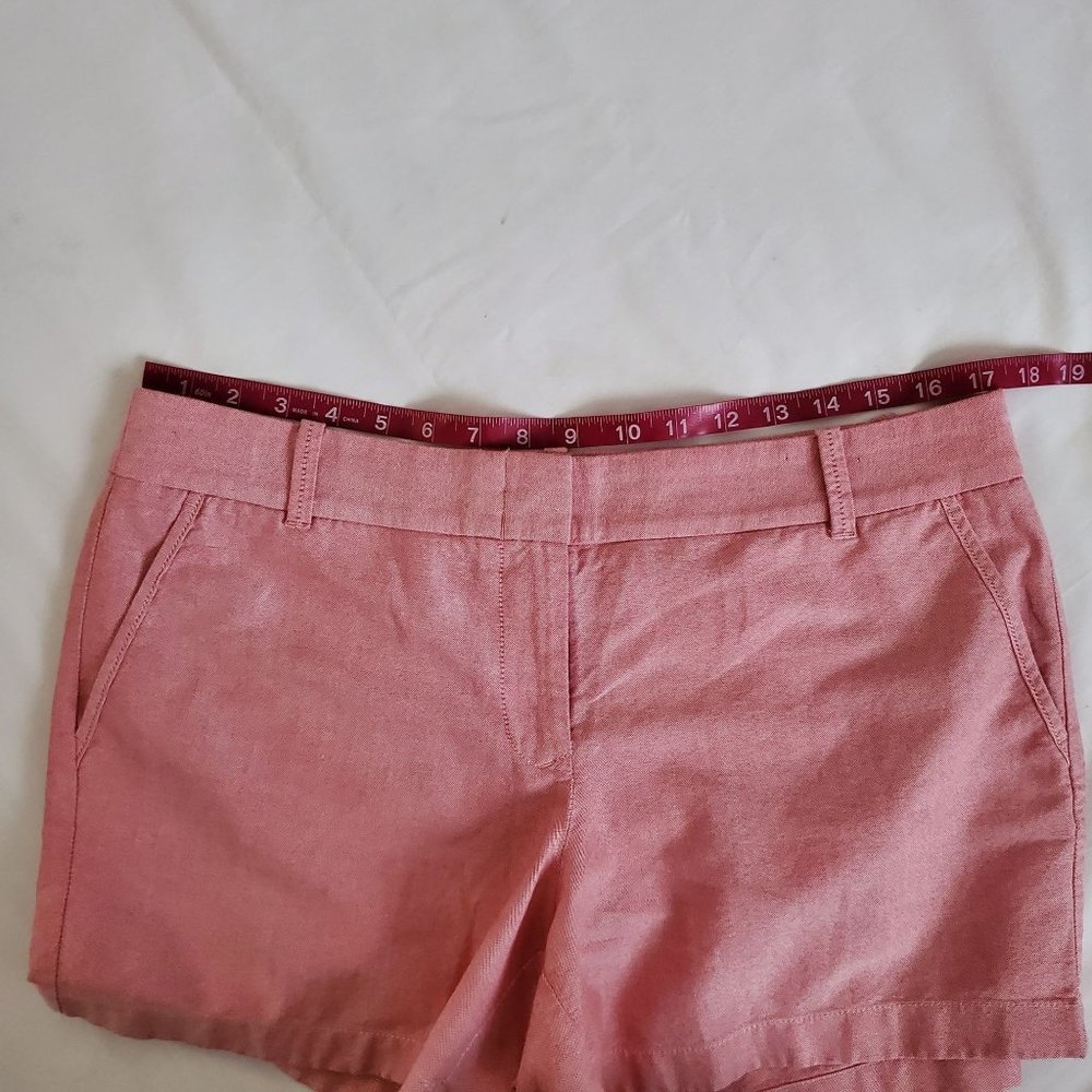 J. Crew Women's 100% Cotton Broken-In Chino Shorts Dusty Pink Size 12 - Picture 10 of 11